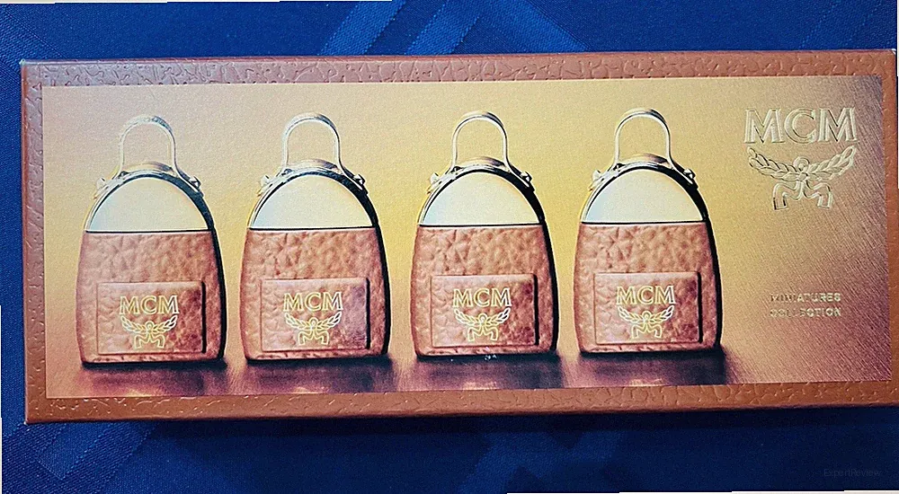 MCM Eau de Parfum Perfume Fragrance Gift Set Collection Miniature Backpack NEW