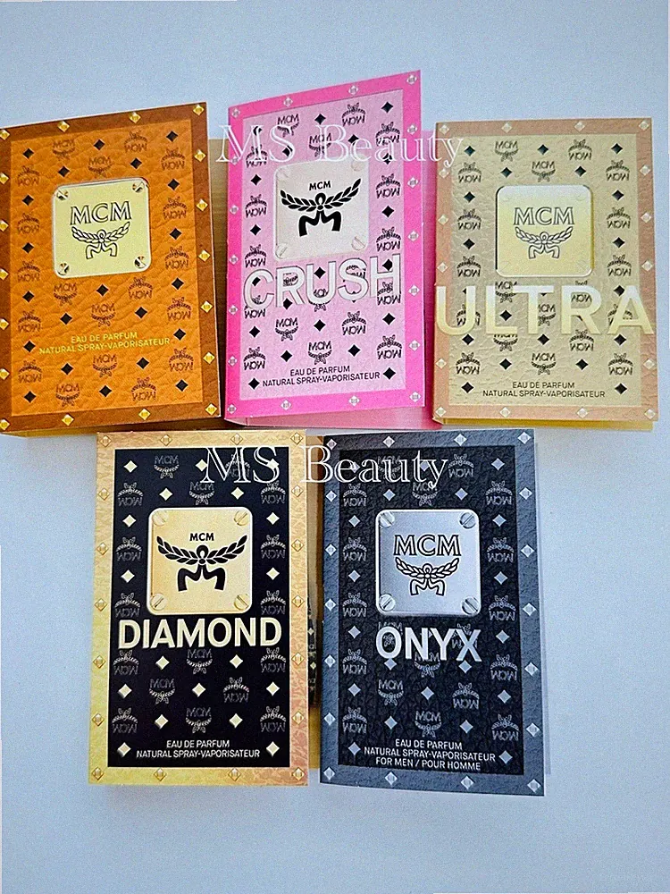 MCM Perfume Collection Sample 5pcs /1.5ml (MCM EDP, Ultra, Crush, Diamond, Onyx)