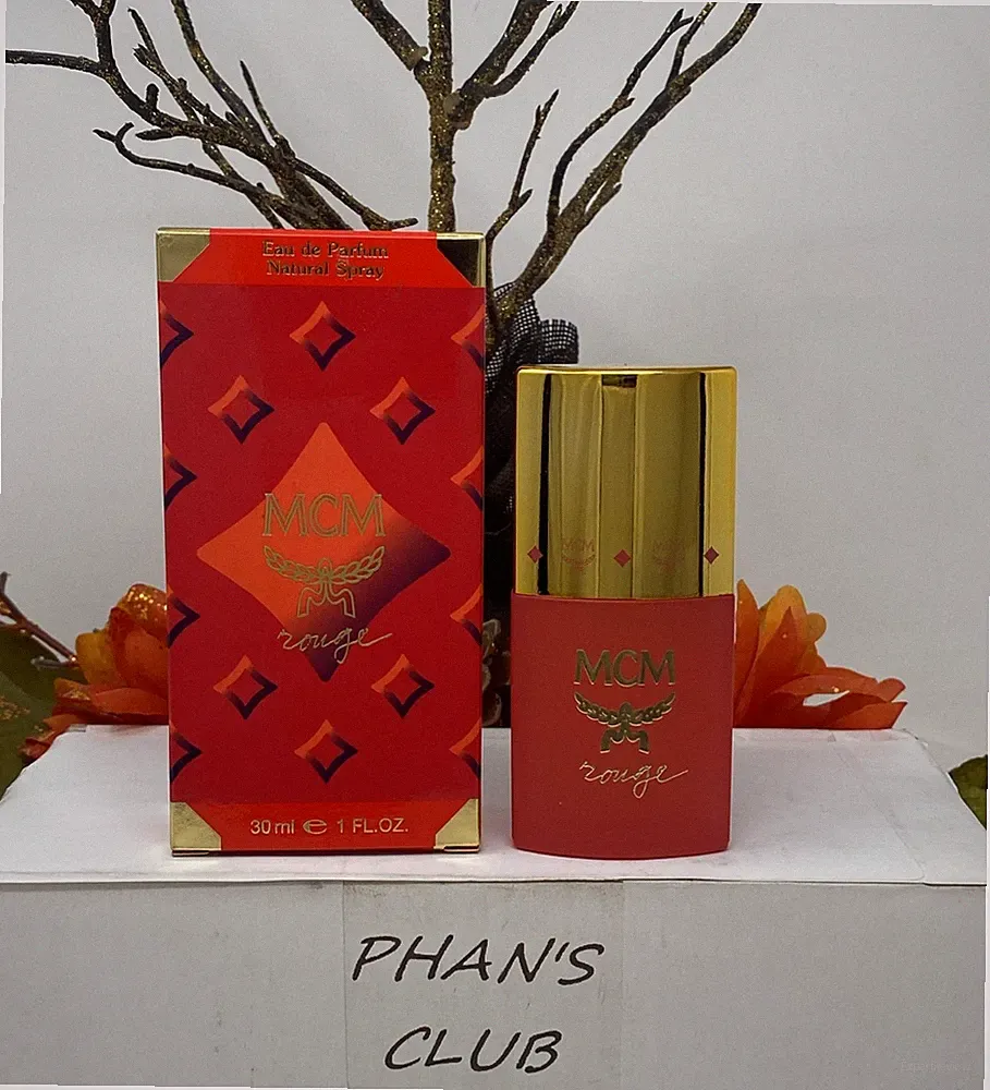 MCM Rouge 1oz Eau de Parfum Spray Chypre Fruity Perfume for Women
