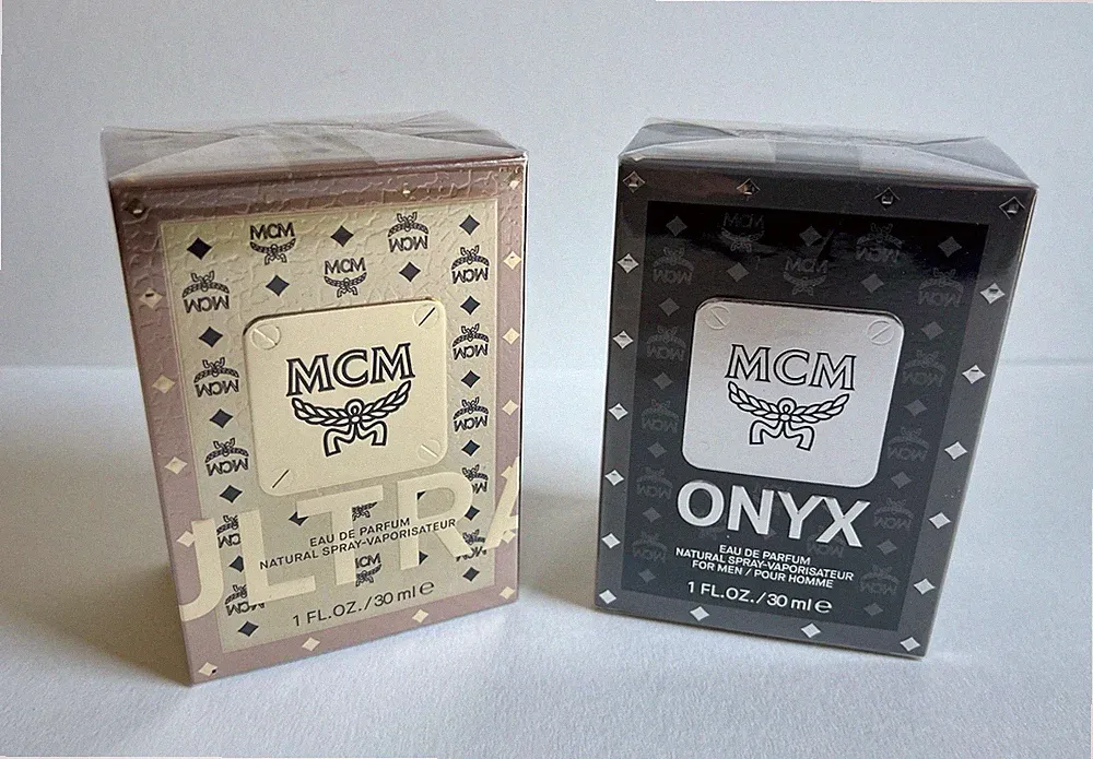 MCM ULTRA Eau de Parfum Women 1.0 fl oz and MCM ONYX Eau de Parfum Men 1.0 fl oz