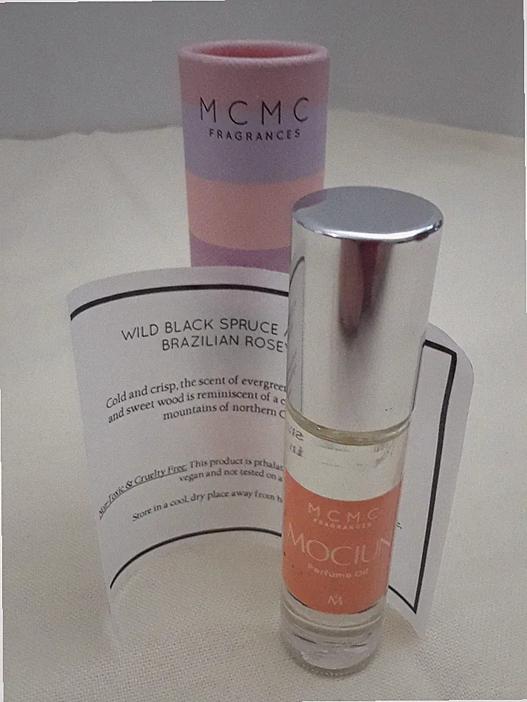 NEW ~ MCM Fragrances Perfume Oil Wild Black Spruce Patchouli Brazilian Rosewood